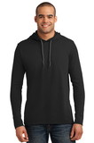 Custom Anvil® 100% Combed Ring Spun Cotton Long Sleeve Hooded T-Shirt - 987