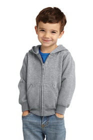 Port & Company&#174; Toddler Core Fleece Full-Zip Hooded Sweatshirt - CAR78TZH