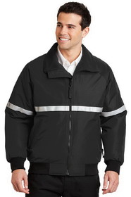 Custom Port Authority J754R Challenger Jacket with Reflective Taping