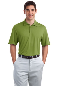 Custom Port Authority K498 Poly-Charcoal Birdseye Jacquard Polo