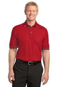 Custom Port Authority K502 Silk Touch Tipped Polo