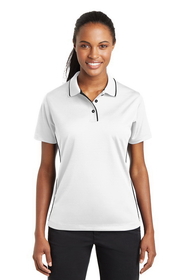 Custom Sport-Tek L467 Ladies Dri-Mesh Polo with Tipped Collar and Piping