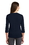 Port Authority&#174; Ladies Modern Stretch Cotton 3/4-Sleeve Scoop Neck Shirt - L517