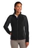 Sport-Tek® Ladies Colorblock Soft Shell Jacket - LST970