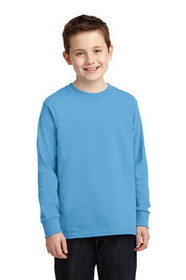 Port & Company&#174; Youth Long Sleeve Core Cotton Tee - PC54YLS