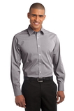 Custom Port Authority® Fine Stripe Stretch Poplin Shirt - S647