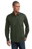 Custom Port Authority® Stain-Release Roll Sleeve Twill Shirt - S649