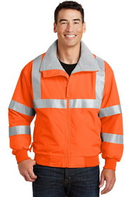 Custom Port Authority SRJ754 Enhanced Visibility Challenger Jacket with Reflective Taping