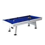 Hathaway BG3147 Alpine 8-ft Outdoor Pool Table - White with Blue Felt