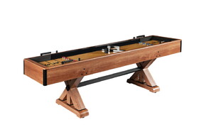 Hathaway BG50371 Daulton 9-ft Shuffleboard Table - White Oak Finish