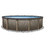 Blue Wave NB12924 Riviera 24-ft Round 54-in Deep Steel Wall Hybrid Above Ground Pool w/ 8-in Top Rail