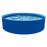 Blue Wave NB19785 Cobalt Steel Wall Pool Package - 15-ft Round 48-in Deep