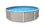 Blue Wave NB2524 Belize 18-ft Round 52-in Deep Steel Wall A/G Pool w/ 6-in Top Rail