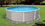 Blue Wave NB2528 Belize 24-ft Round 52-in Deep Steel Wall A/G Pool w/ 6-in Top Rail