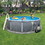 Blue Wave NB3110 Martinique 15-ft Round 52-in Deep 7-in Top Rail Metal Wall Swimming Pool Package