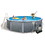 Blue Wave NB3110 Martinique 15-ft Round 52-in Deep 7-in Top Rail Metal Wall Swimming Pool Package
