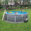 Blue Wave NB3112 Martinique 18-ft Round 52-in Deep 7-in Top Rail Metal Wall Swimming Pool Package