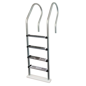 Blue Wave NE1149 Premium Stainless Steel Reverse Bend In-Pool Ladder for Above Ground Pools