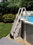 Vinyl Works NE115T Neptune A-Frame Entry System for Above Ground Pools - Taupe