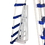 Blue Wave NE1217 52-in A-Frame Ladder w/ Safety Barrier and Removable Steps for Above Ground Pools