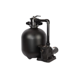 FlowXtreme NE4502 Pro 22-in 300 lb Sand Filter System with 1 HP Pump for IG Pools