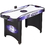 Hathaway BG1015H Hat Trick 4-Ft Air Hockey Table for Kids and Adults with Electronic and Manual Scoring, Leg Levelers