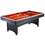 Hathaway BG1023 Maverick 7-foot Pool and Table Tennis Multi Game with Red Felt and Blue Table Tennis Surface, Cues, Paddles and Balls