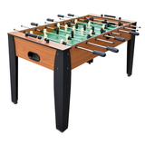 Hathaway BG1033F Hurricane 54-Inch Foosball Table for Family Game Rooms with Light Cherry Finish, Analog Scoring and Free Accessories