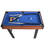 Hathaway BG1131M Triad 3-In-1 48-In Multi Game Table with Pool, Glide Hockey, and Table Tennis for Family Game Rooms