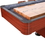 Hathaway BG1210 Challenger 9-Ft Shuffleboard Table w Dark Cherry Finish, Hardwood Playfield and Storage