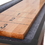 Hathaway BG1218 Challenger 14-Ft Shuffleboard Table w Walnut Finish, Hardwood Playfield, Storage Cabinets