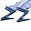Hathaway BG2347P Deluxe Table Tennis EZ Clamp Clip-On Post & Net Set