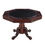 Hathaway BG2366 Kingston Walnut 3-in-1 Poker Table w/ 4 Arm Chairs