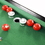 Hathaway BG2404PG Renegade 54-In Slate Bumper Pool Table for Family Game Rooms with Green Felt, 48-In Cues, Balls, Brush and Chalk