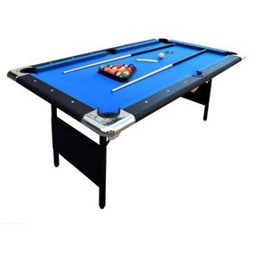 Hathaway BG2574 Fairmont Portable 6-Ft Pool Table for Families with Easy FoldiBG for Storage, Includes Balls, Cues, Chalk
