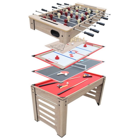Hathaway BG5017 Madison 54-in 6-in-1 Multi Game Table