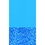 Swimline NL278-20 Blue Swirl 12-ft x 17-ft Oval Standard Gauge Overlap Liner - 48/52-in