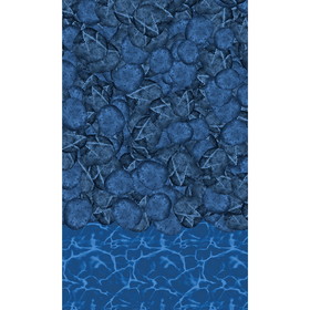 Blue Wave NL523-40 Pebble Cove 12x24-ft Oval Heavy Gauge Unibead Liner - 52-in