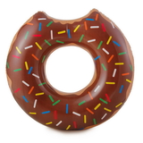 RhinoMaster Play NT6085 Gourmet Chocolate Doughnut - Inflatable Pool Tube