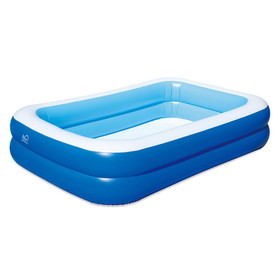 Blue Wave NT6123 103in x 69in x 22in Deep Inflatable Rectangular Family Pool w/Cover