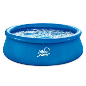 Blue Wave NT6130 9ft Round 30in Deep Speed Set Family Pool with Cover