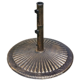 Island Umbrella NU5408 80-lb Classic Cast Iron Umbrella Base in Bronze
