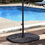 Island Umbrella NU6390 (4) 30-lb Resin Umbrella Base Weights in Bronze