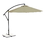 Island Umbrella NU6400B Santiago 10-ft Octagonal Cantilever Umbrella - Beige Sunbrella Canopy