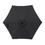 Island Umbrella NU6827 Bistro 7.5-ft Hexagon Market Umbrella - Polyester - Slate Grey