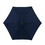 Island Umbrella NU6828 Bistro 7.5-ft Hexagon Market Umbrella - Polyester - Navy Blue