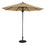 Island Umbrella NU6840 Cabo II 9-ft Spring-Up Octagonal Market Umbrella - Breez-Tex - Champagne