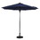 Island Umbrella NU6841 Cabo II 9-ft Spring-Up Octagonal Market Umbrella - Breez-Tex - Navy Blue