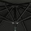 Island Umbrella NU6843 Mirage II 9-ft Octagonal Auto-Tilt Market Umbrella - Breez-Tex Canopy - Black