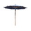 Island Umbrella NU6852 Cenote 9-ft Octagon Hardwood Market Umbrella - Breez-Tex - Navy Blue